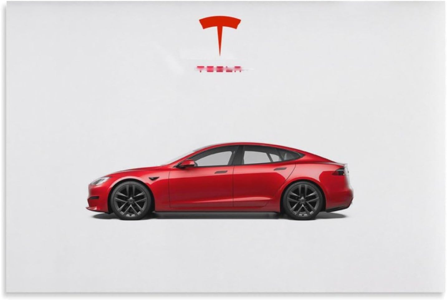 Corato Tesla Car Posters For Walls Vintage Racing Car Canvas Prints For Home Decor Office Decor CUnframe-style 24x16inch(60x40cm)