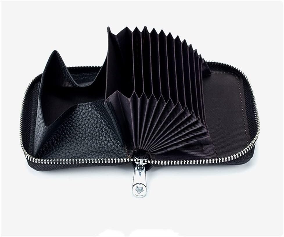 Card Holder Women's ID Bag Large Capacity Multi-Card Coin Purse Card Storage Bag (Color : D)