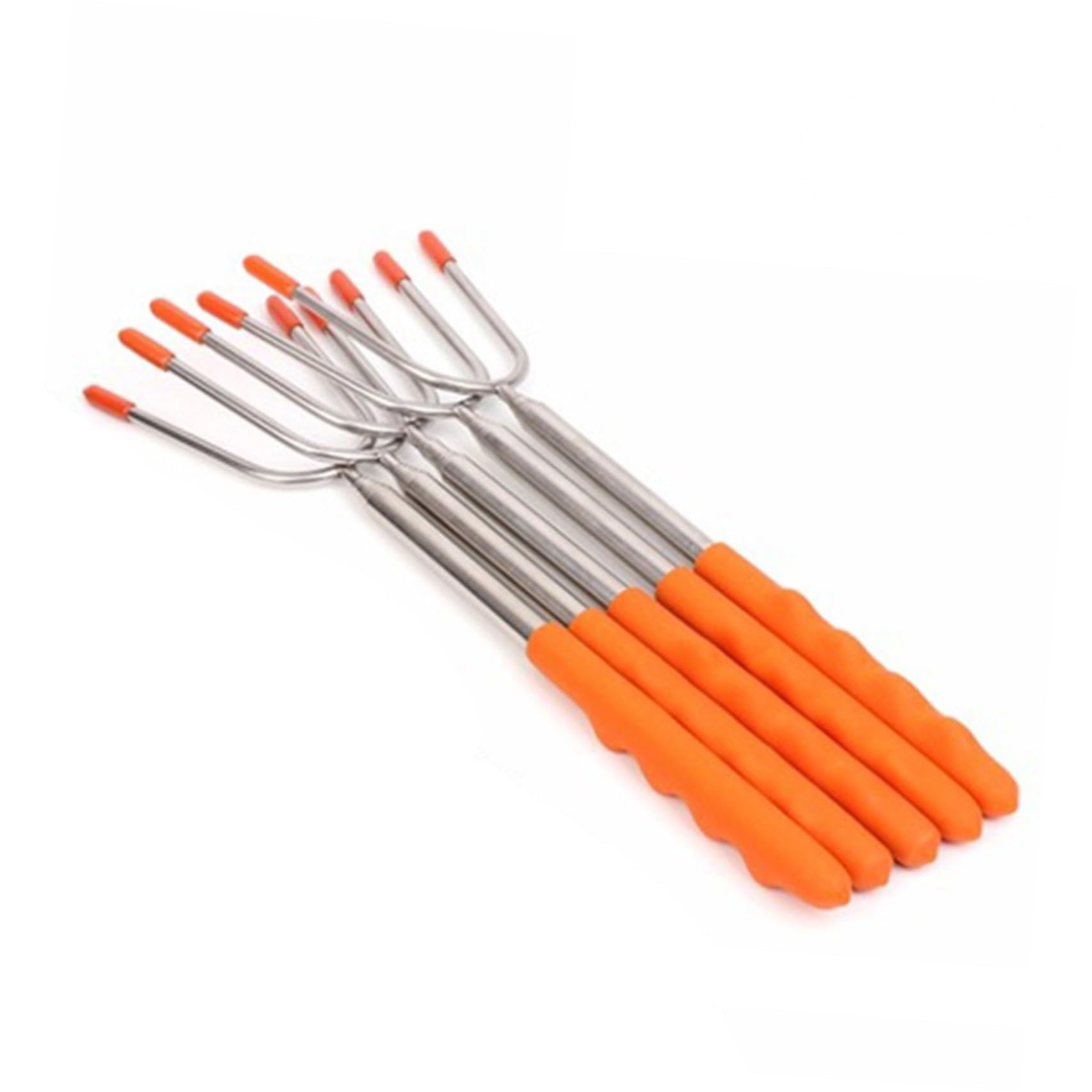 Forchette da Barbecue Telescopiche in Acciaio Inox 5 Pezzi