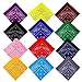 Bandana Kopftuch Halstuch Nickituch Biker Tuch Motorad Tuch verschied Farben Paisley Muster Hals, Kopf, Schal Taschentücher, Wickelschal-Armband für Männer, Frauen und Kinder