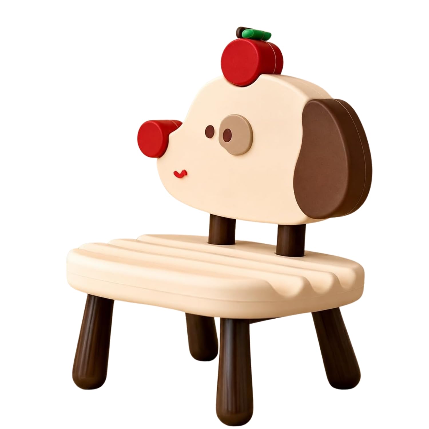 Kids Cartoon Puppy Wooden Chair with Backrest | Cute Animal Toddler Study & Activity Chair | Sturdy Wooden Seating for Boys & Girls | Nursery, Playroom, Preschool & Kids Room Furniture-image-39