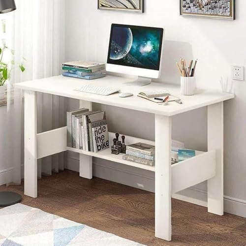 Amazon Solimo Study Table, White, 90x50x77 cm - Image 2