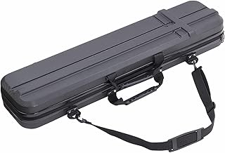 Recurve Bow Case Hard Recurve Accessories Bag Hunting Long Bow Case with Arrow Separator for Takedown Recurve Bows Black