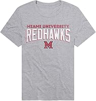 Vista 33 de Campus Lab Official NCAA Classic Distressed Logo Collegiate Classic Ring-Spun T-Shirt Unisex for Men & Women