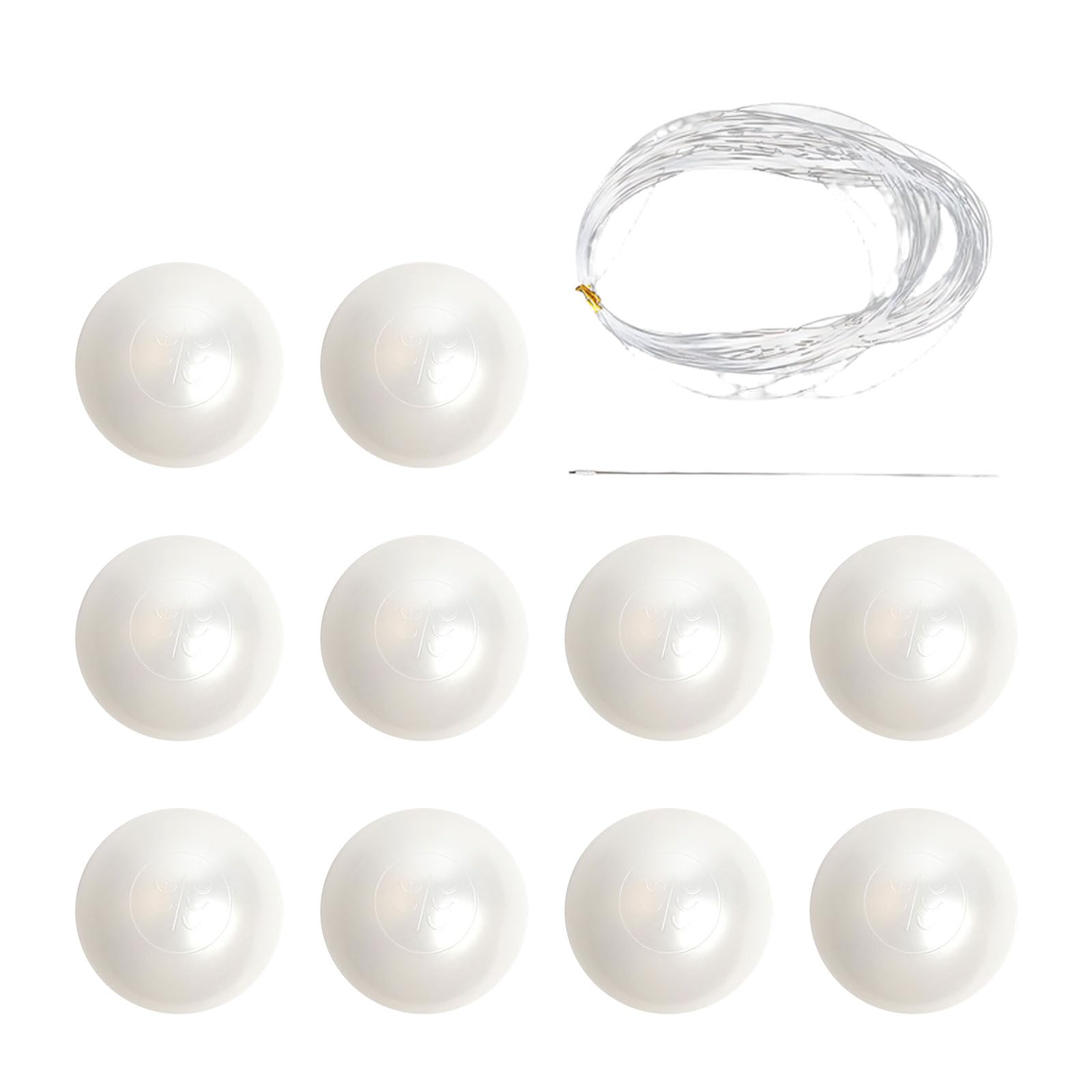hogtnd 10Pcs Delicate Imitated Pearls Decorations to Enhances Wedding Venues and Photo Studios Flexible Accessories Photography Background