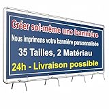 Personalisiertes Werbebanner – Selbst gestalten mit Text & Bild | Individuelles Banner für Werbung, Events & Feiern | Wetterfest & UV-beständig | Druck in Profi-Qualität (Format 3:1 - diverse Größen)