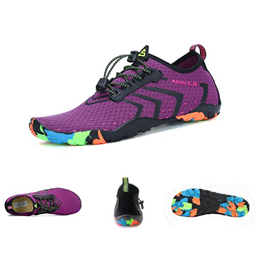 Mens Womens Water Shoes Quick Dry Barefoot Beach Pool Swim Surfing Sailing Walking Jogging Yoga Outdoor Aqua Sports