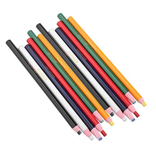 Marca de costura lápis, leve alfaiate marca lápis, madeira segura 12 pcs para costura marcação de ra