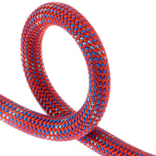 FIXE - Cuerda Escalada - Cuerda dinámica simple FOIXARDA Roja, diámetro 9,8mm, 30 metros - Cuerdas para escalada en roca y rocódromo