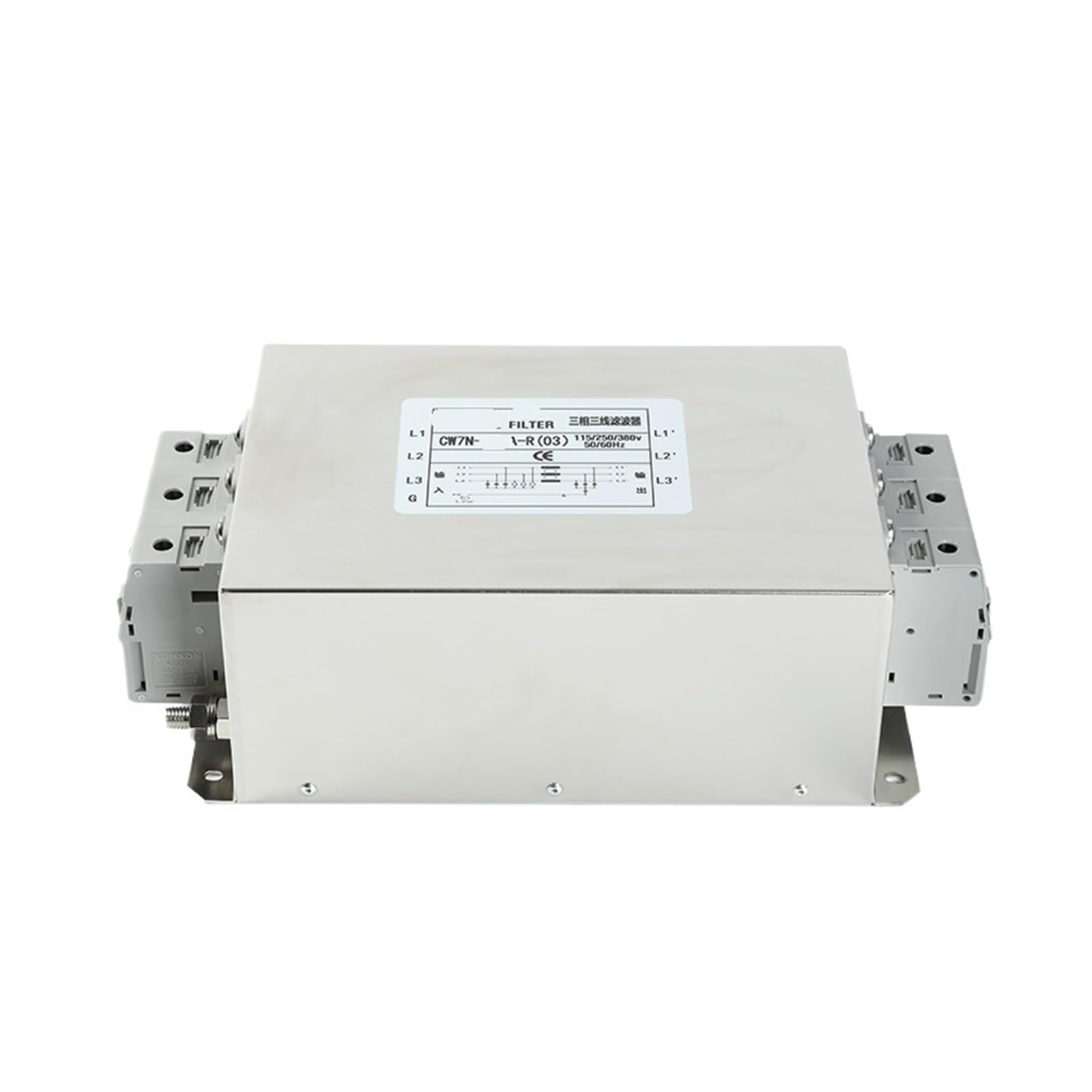 0P7BR328B CW7N-10A-200A-R 03 Three-Phase Power Filter 380V Inverter servo Dedicated Three-Wire Input AC(CW7N-30A-R 03)