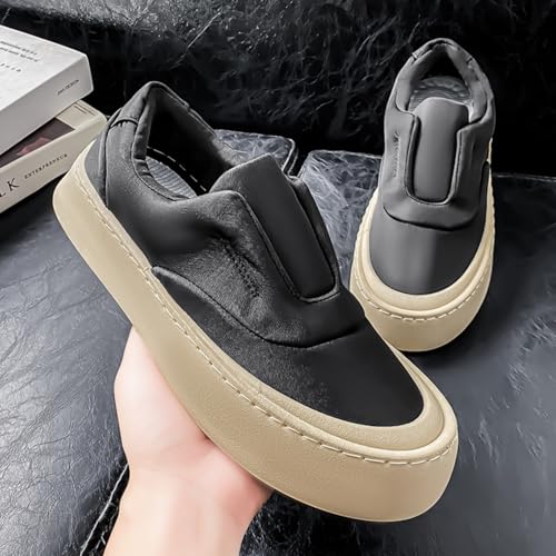 Men's Classic Low - Top Slip - On Canvas Sneakers: Wide Fit, Soft Insole. Ideal for Skating, Casual Wear & Comfortable Walking.2