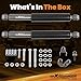 maXpeedingrods Dual Steering Stabilizer for Jeep Cherokee XJ 1984-2001, for Jeep Wrangler TJ LJ 1997-2006, for MJ, Wrangler Rubicon with 2.5-6.5