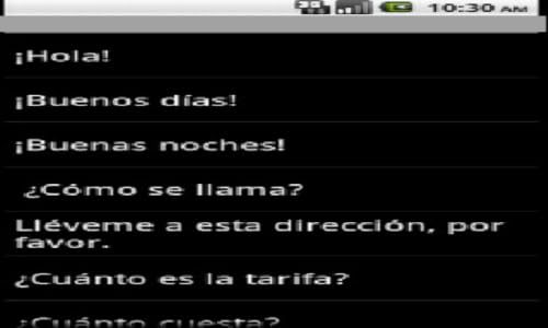 Spanish English Travel Phrases – vue 5