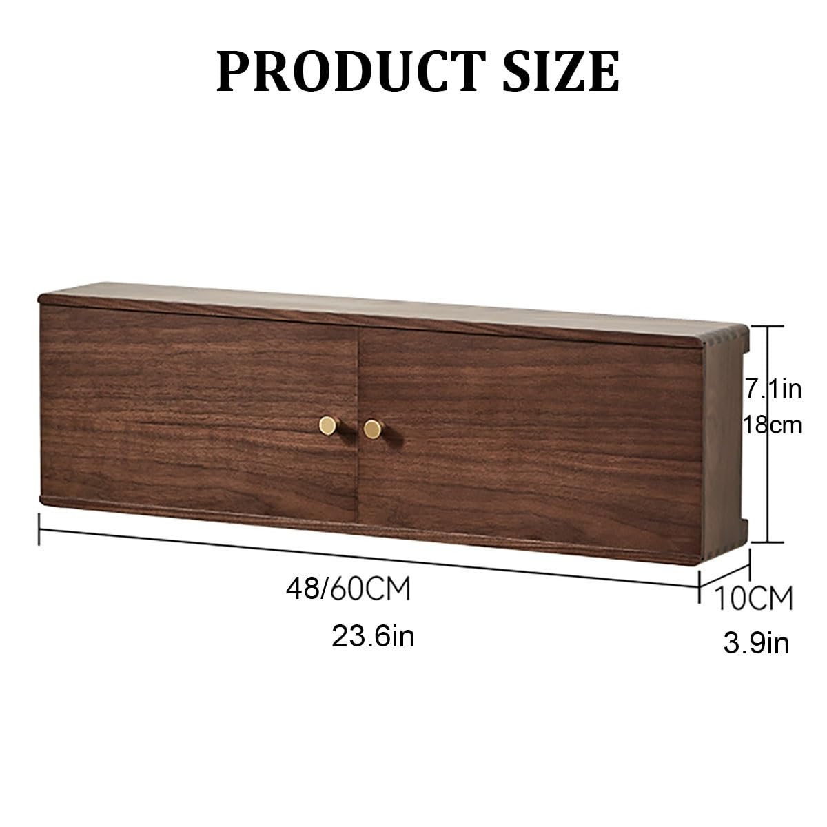 Étagère en bois pour routeur WiFi - Boîte de rangement murale élégante pour la maison et le bureau