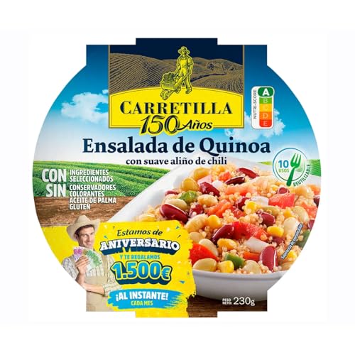 CARRETILLA Ensalada de quinua 230 g Paquete de 4