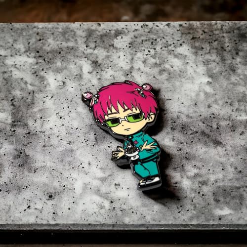 Image of Saiki K Enamel Pin - Figure Pin, Manga Merch, Gifts