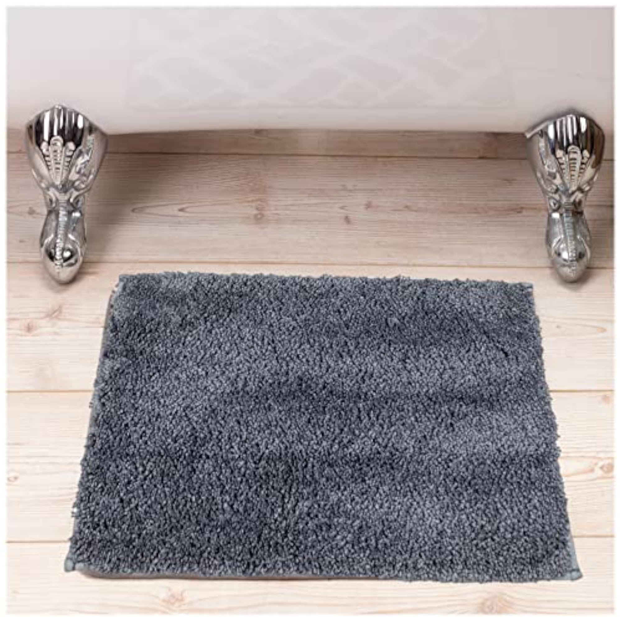 Premium Anti-Slip Microfibre Bathmat, Fluffy & Water Absorbing