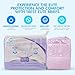 TREST Elite Briefs for Men and Women, Overnight Diapers for Incontinence, Elite Absorbency, Comfortable, Odor Neutralizing and Secure Fit with 2 Wide Tabs - Purple, Small (Pack of 10)