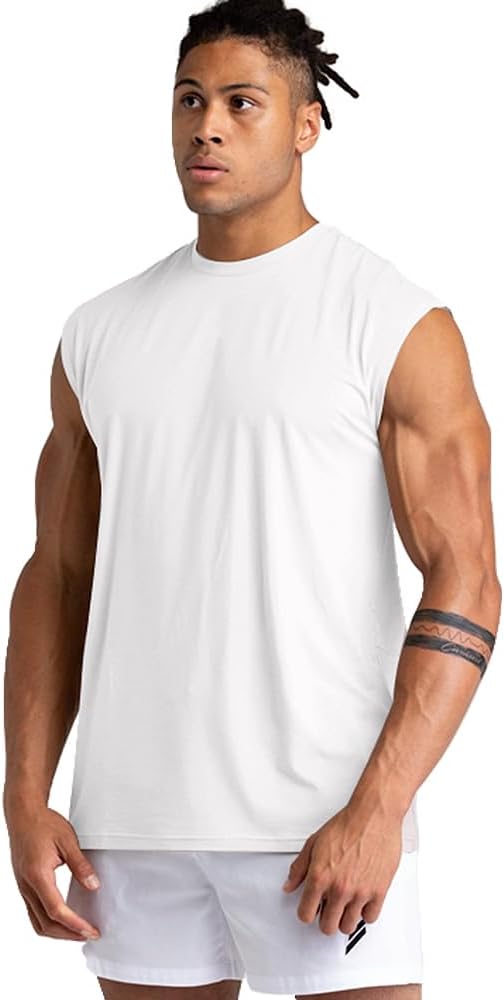 Holure 1 or 3 or 5 Pack Men's Gym Tank Tops Workout Sleeveless T-Shirts Athletic Muscle Tank Training Bodybuilding Shirts - Image 3