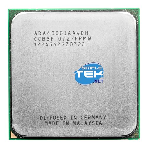 SIMPLETEK - Procesador mono-core de 2,6 GHz por socket AM2 — 512 KB caché L2, consumo contenido (reacondicionado)