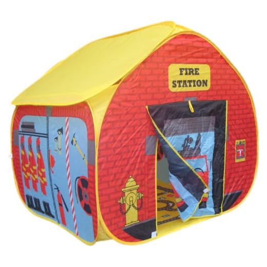 Pop It Up - Tienda Plegable para Jugar, diseño estación de Bomberos