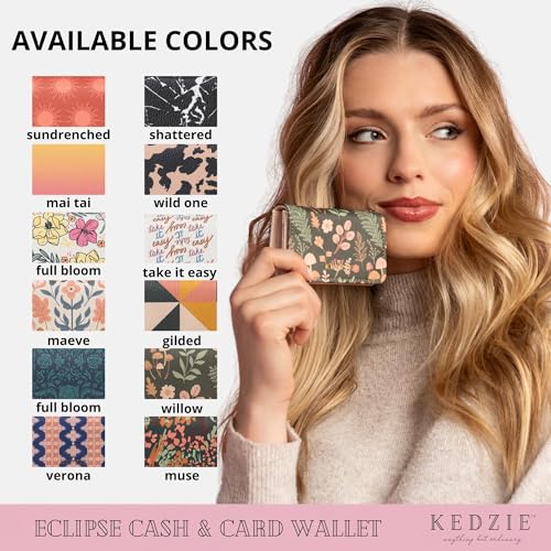 KEDZIE Essentials Only Cash & Card Wallet Clutch In Vegan Leather with Snap Closure for Women4