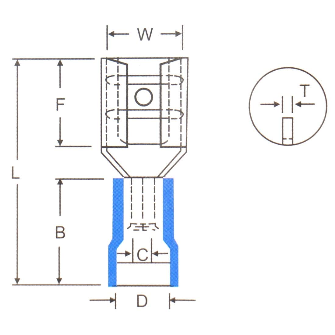 Heschen - Confezione Da 100 Connettori A Crimpare Maschio E - Foto 7