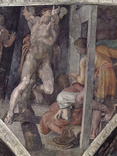 Póster de la Capilla Sixtina de archivo fotográfico con acabado mate de alta fidelidad