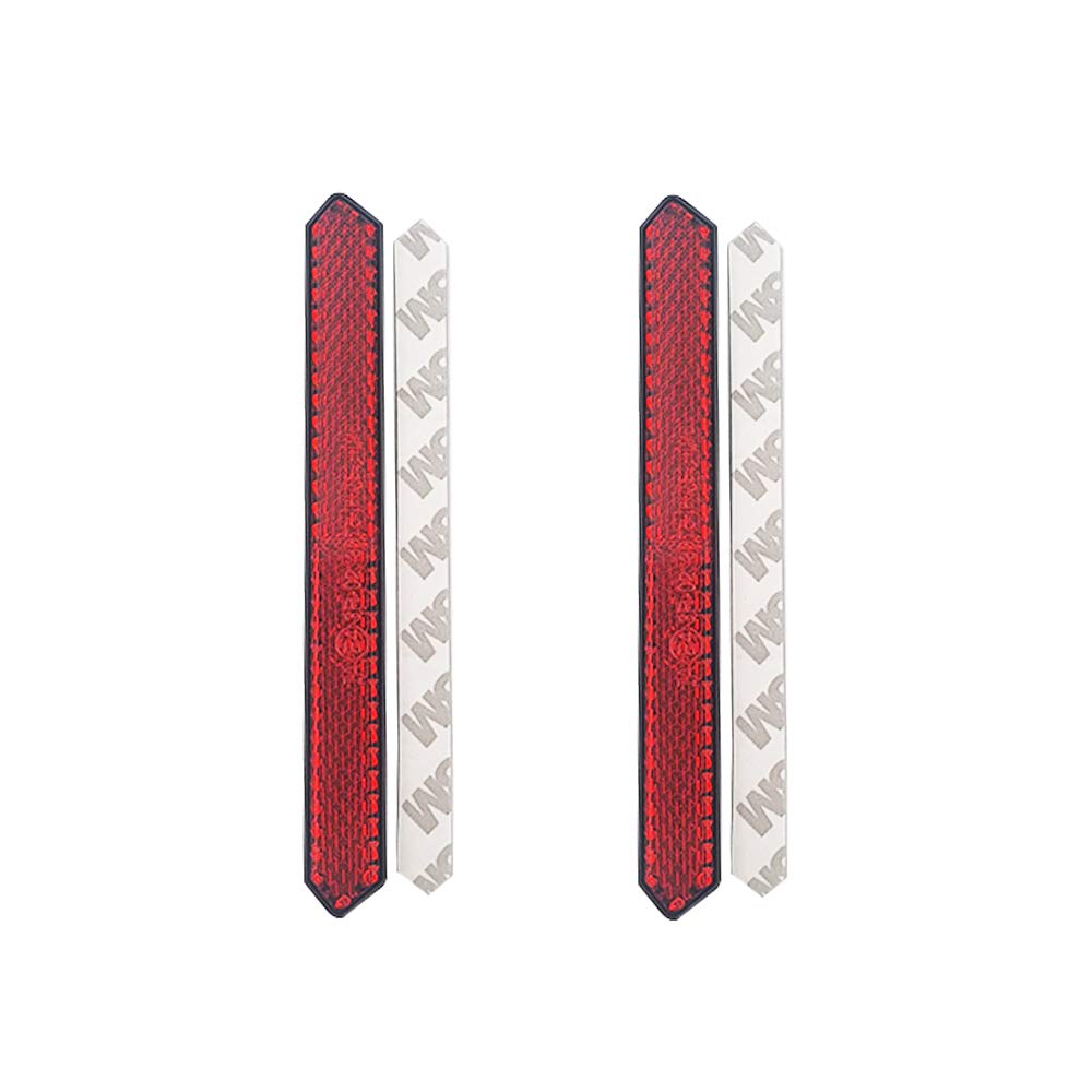 Amazon.com: Stick-on Hexagonal Reflectors - Front Fork Side Reflector ...