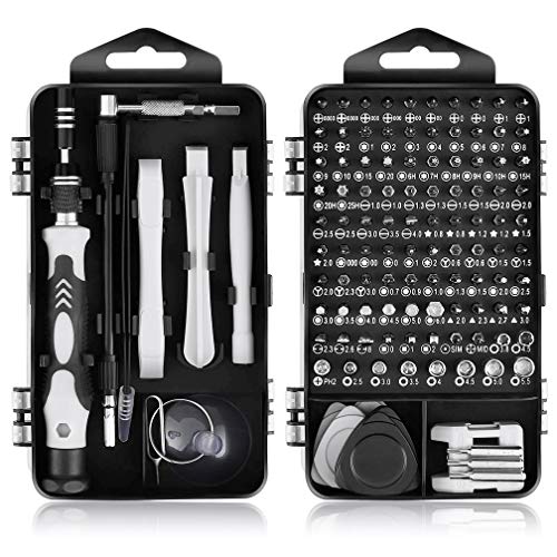 122 in 1 Mini-Präzisions-Schraubendreher-Set, multifunktional, magnetisch, Schraubendreher-Bit, Reparaturwerkzeug für Handy, Laptop, Computer,