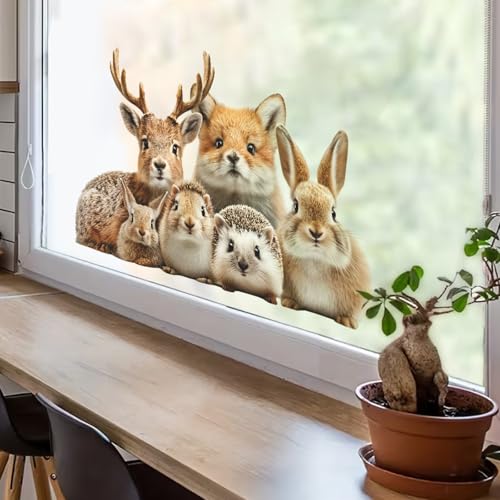 Vinilos Decorativos Animales Bosque para Niños miniatura 5