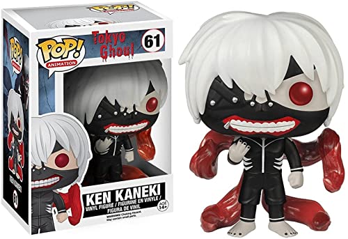 XLLQYY 10 cm Anime Pop Figure Tokyo Ghoul Ken Kaneki #61 Vinyle Figurines Poupées Jouets Tokyo Ghoul Collection PVC Modèle Jouet Enfants Cadeaux