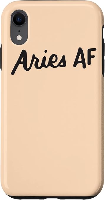 iPhone XR Aries AF Astrology Zodiac Sign March April Birthday Gifts Case