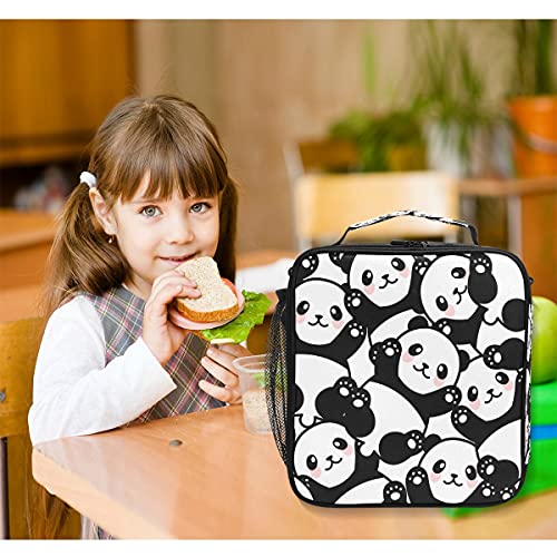 Cute Animal Panda Kids Lunch Bags For Girls Boys Bear Insulated Children Lunch Box Thermal Lunchbox Tote Bag With Adjustable Strap Leakproof Durable Lunch Cooler Bag For Child School Women #TOP5