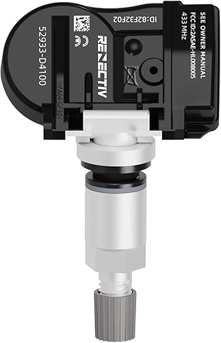 Miniatura 8 de Sensor TPMS, sensor de monitoreo de presión de neumáticos de 433 MHz apto para Kia Hyundai Replace#52933-D4100 52933-D9100 (4 piezas)