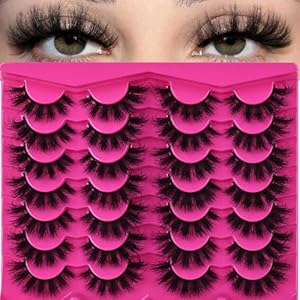 False Eyelashes Faux Mink Lashes Ca...