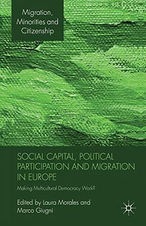 Social Capital, Political Participation and Migration in Europe: Making Multicultural Democracy Work? 1st ed. 2011 Edition book cover
