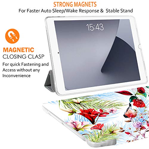 Image of DuraSafe Cases for iPad 7th Gen 10.2 inch 2019 TPU Cover A2197 A2200 A2198 MW762HN /A MW742HN /A MW752HN /A MW792HN /A MW772HN /A MW782HN /A MW6W2HN /A MW6X2HN /A MW722HN /A MW702HN /A Printed Birds & Flowers