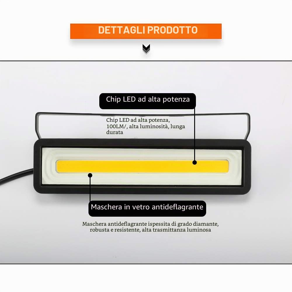 Yexati Lotto di 2 Outdoor Faretto LED da Esterno 50W 4000LM, Faro LED Outdoor IP66 Impermeabile, 5000K Bianco Freddo Illuminazione per Terrazza, Giardino, Cortile, Parco, Garage