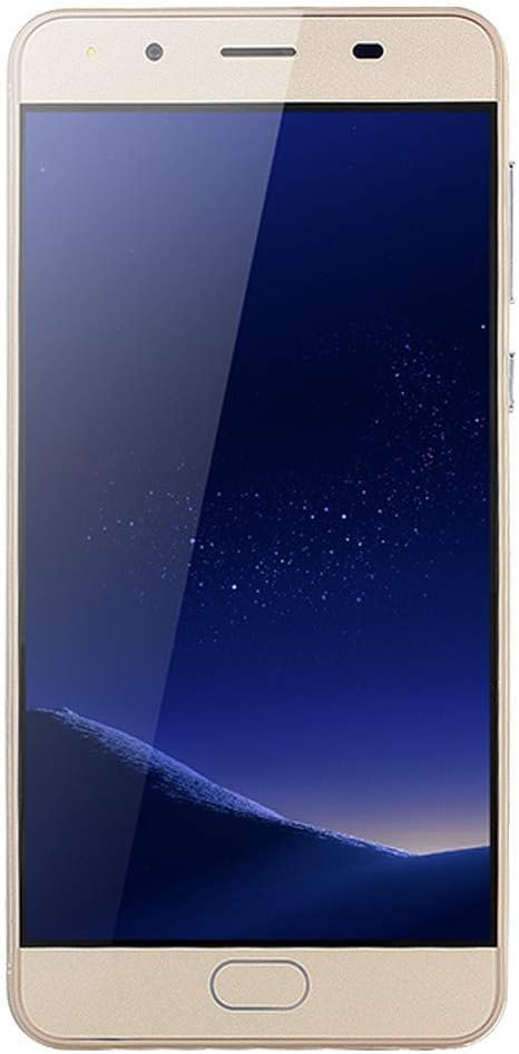 Unlocked 5.0'' Ultra-Thin Clear Screen Android Smartphone Worldwide Use - 5.1 Quad-Core GSM WiFi Dual SIM Dual Camera 2.0MP with Double LED Flash (Gold, 5.0" R11 MAX)