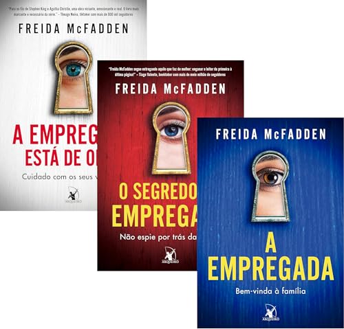 Kit A Empregada + O Segredo da Empregada + A Empregada Está de Olho - 3 Livros - Volume 1, 2 e 3