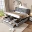 Grey Velvet - 2 Mesh Drawers
