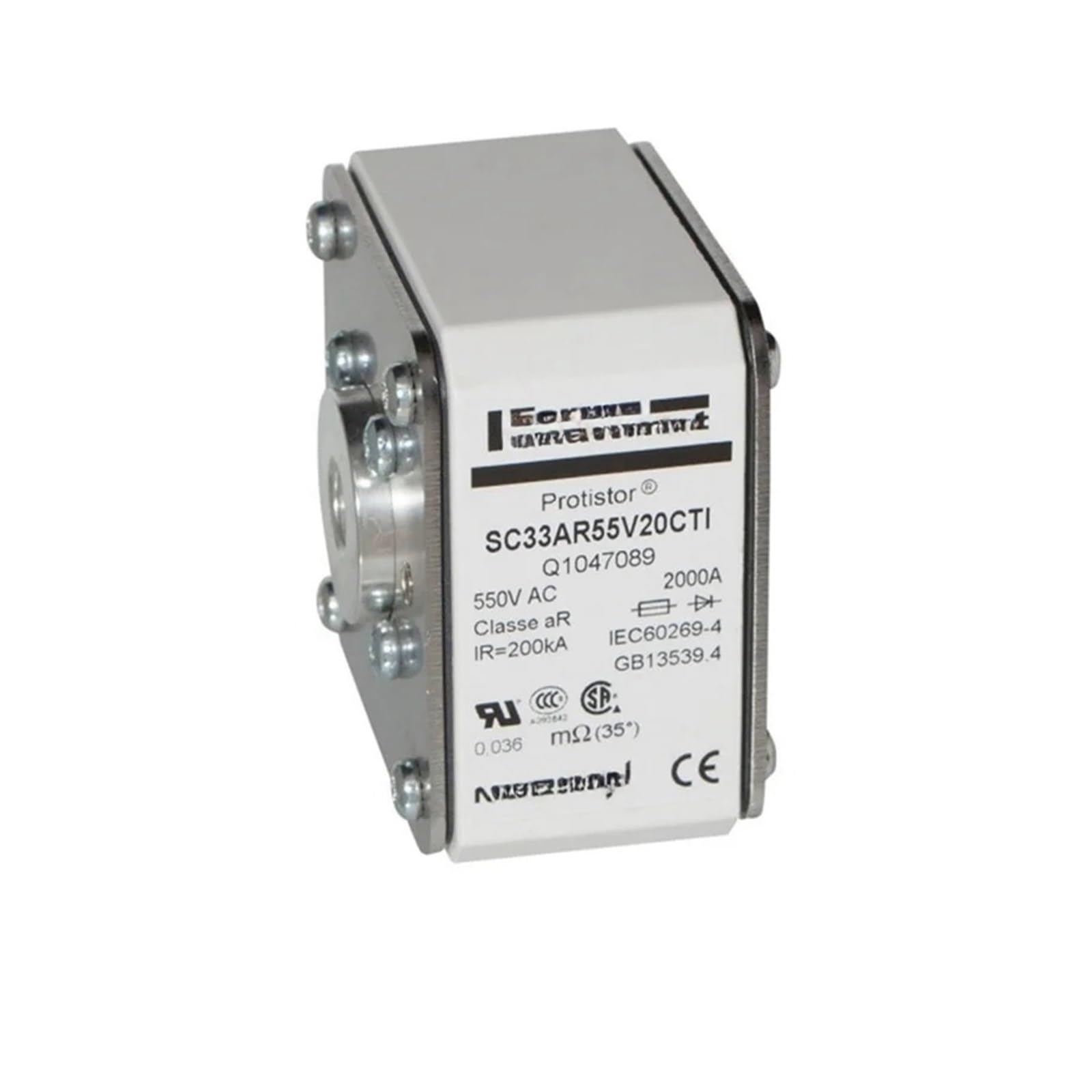 Fusible SC33AR69V800TIU R1047090 cartouche de sécurité industrielle haute tension
