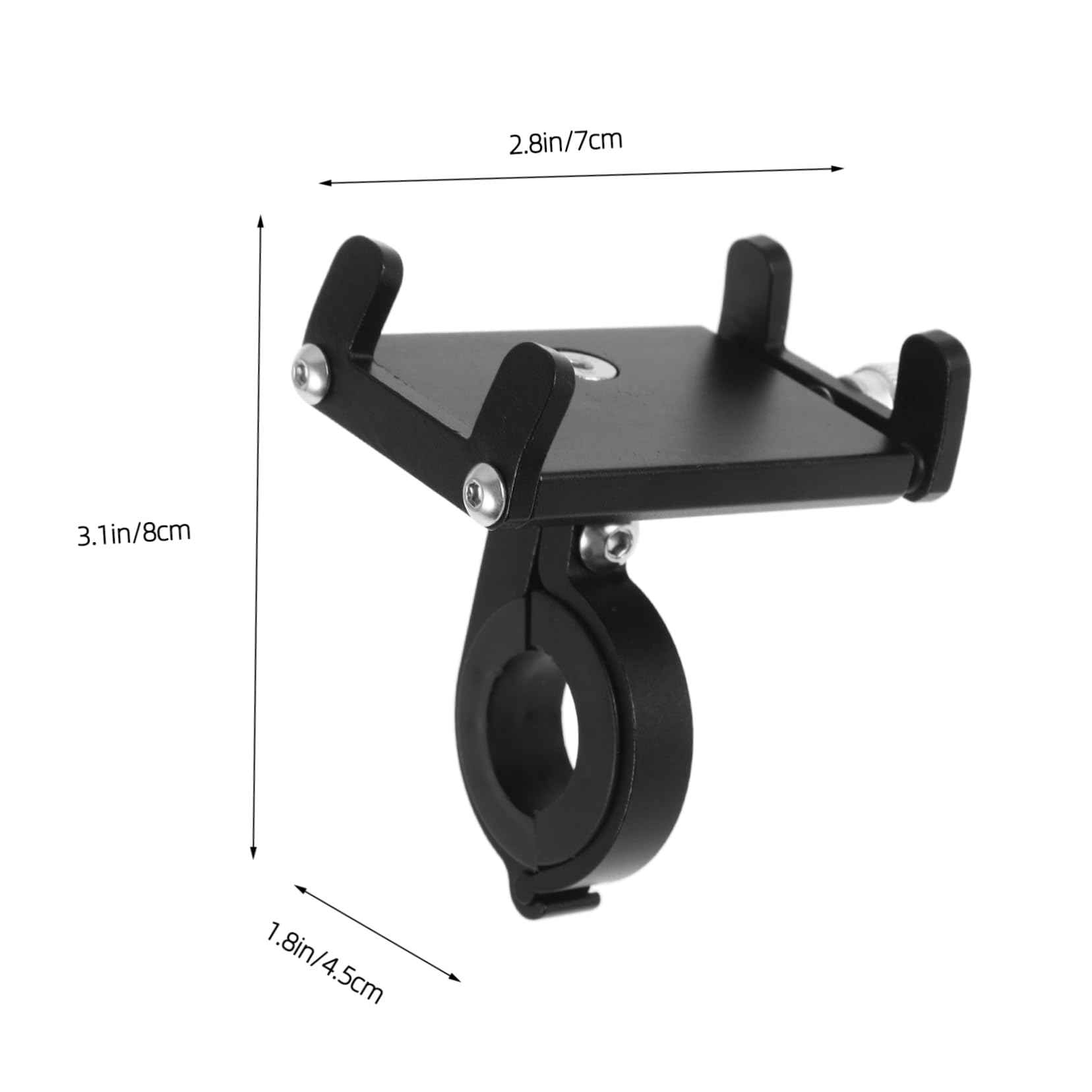 INOOMP Porta Cellulare Staffa per Smartphone Supporti per Telefono Supporto per Telefono per Mountain Bike Supporto per Telefono da Ciclismo Porta Telefono Lega di Alluminio
