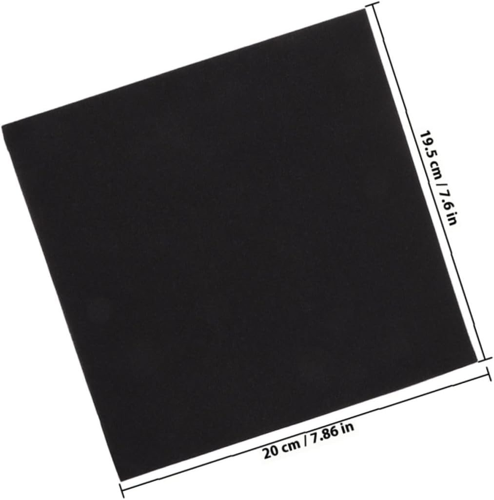 Disposable Napkins for Wedding Party and Hotel Use, Thick Black Paper Napkins 40x40cm, 100 Pieces for Events and Dinner Tableware