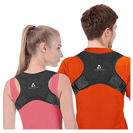 Anoopsyche Corrector de Postura Corrector Espalda Soporte Ajustable para Postura de Espalda Transpirable Corrección Postural Aliviar el Dolor para Mujeres y Hombres (2X Soportes para hombreras)