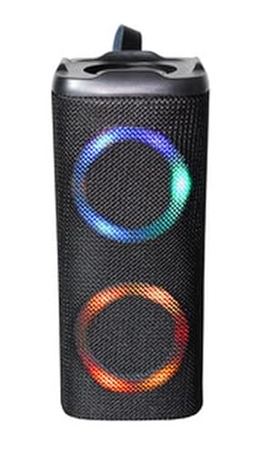 Altavoz Bluetooth Inalámbrico con Luz LED, Potencia 2x5W, Ideal para Fiestas, Reuniones y como Decoración Ambiental.