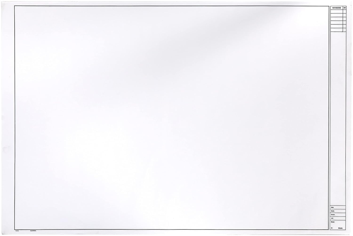 Clearprint 1000H Motif vélin Feuilles avec Architect Bloc de Titre, 7,3 kilogram., 100% coton, 61 x 91,4 cm, 10 Feuilles par lot, 1 chaque (10211228)
