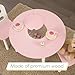 KidKraft Wooden Round Table & 2 Chair Set with Center Mesh Storage - Pink & White