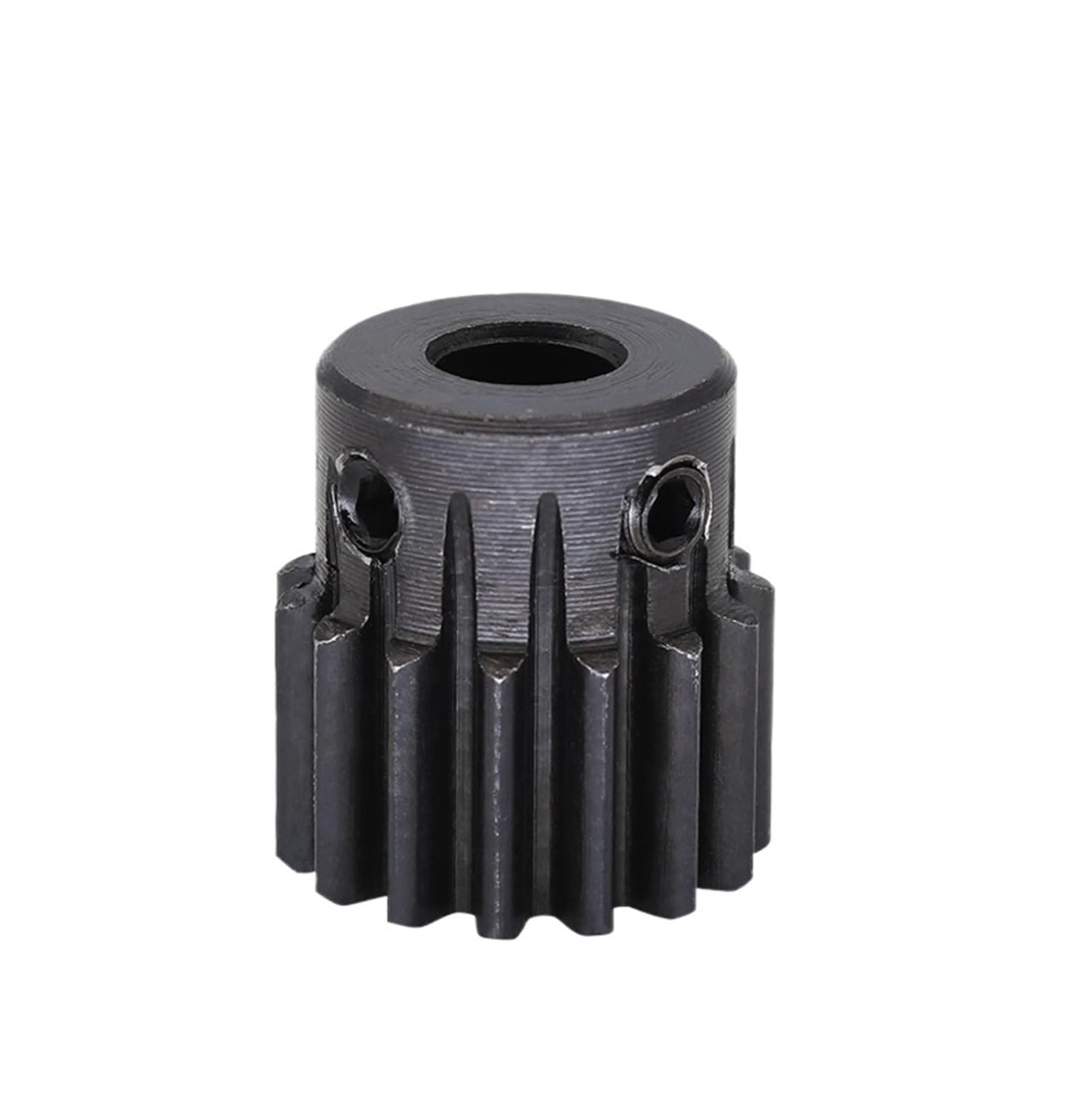 Bevel Gear Pinion Hardware Mechanical Module 1 Spur Gear 1M-15T/16T Carbon Steel Motor Gear Bore Size 4/5/6/6.35/7/8mm Transmission Accessories(1M-16T-6.35mm)